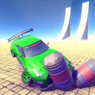 德比撞车特技比赛(Derby Crash Car Stunt Race)免费高级版